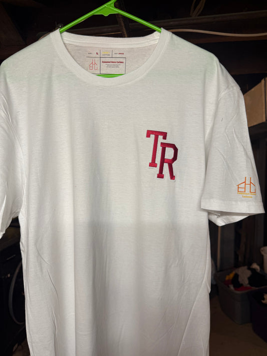 THE REMNANT Mantra T-shirt White w/Red Lettering