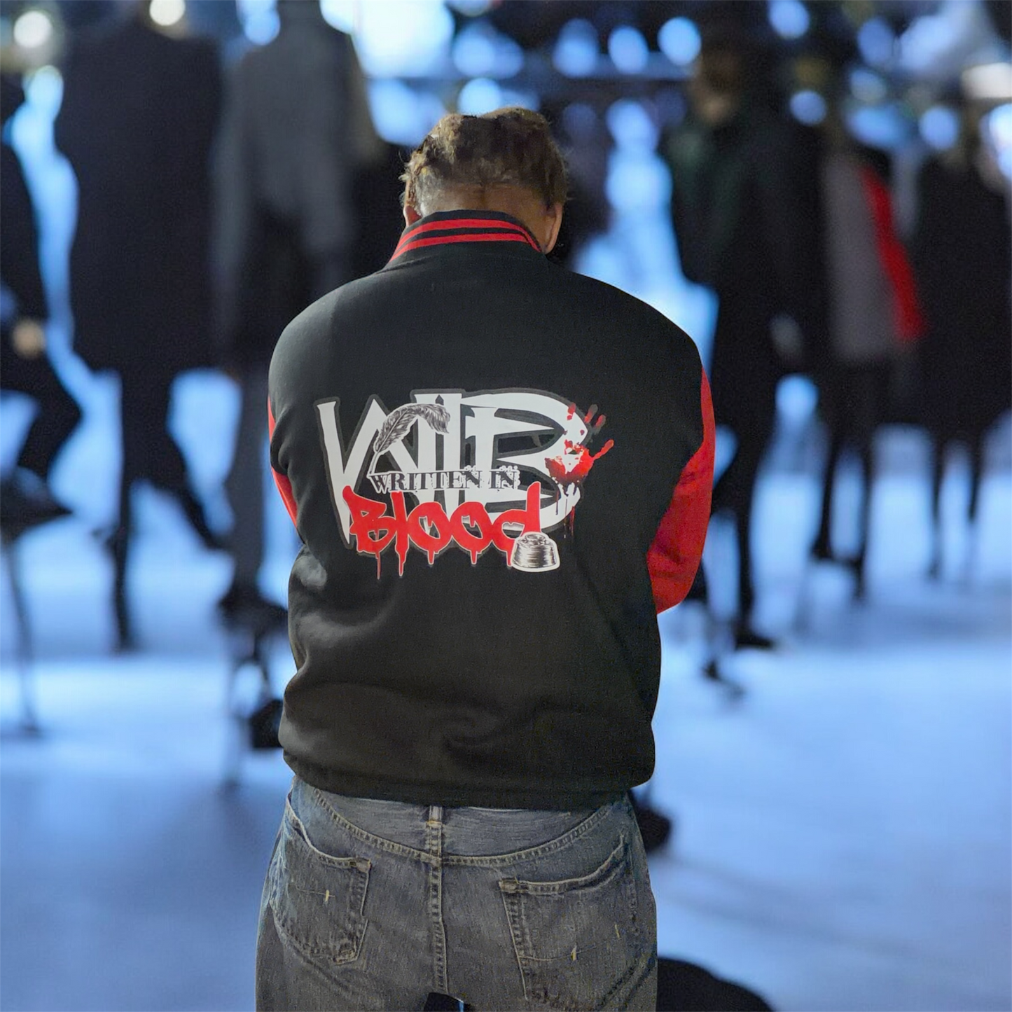 WRITTEN IN BLOOD Varsity Jacket