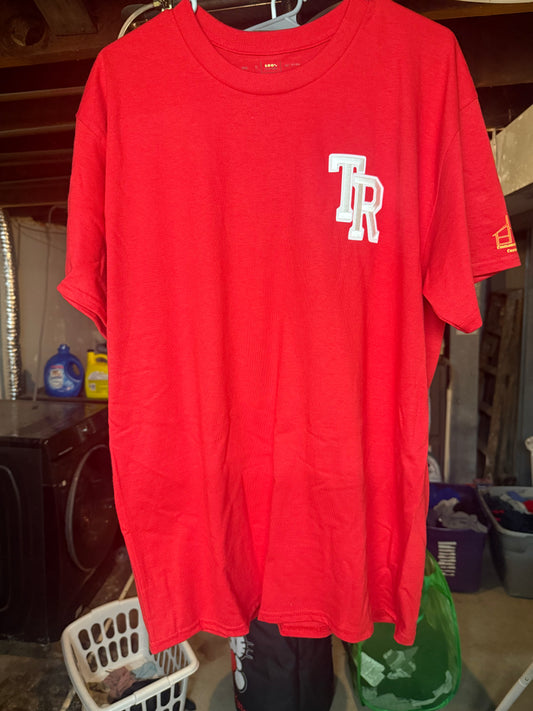 THE REMNANT Mantra T-shirt Red w/White Lettering