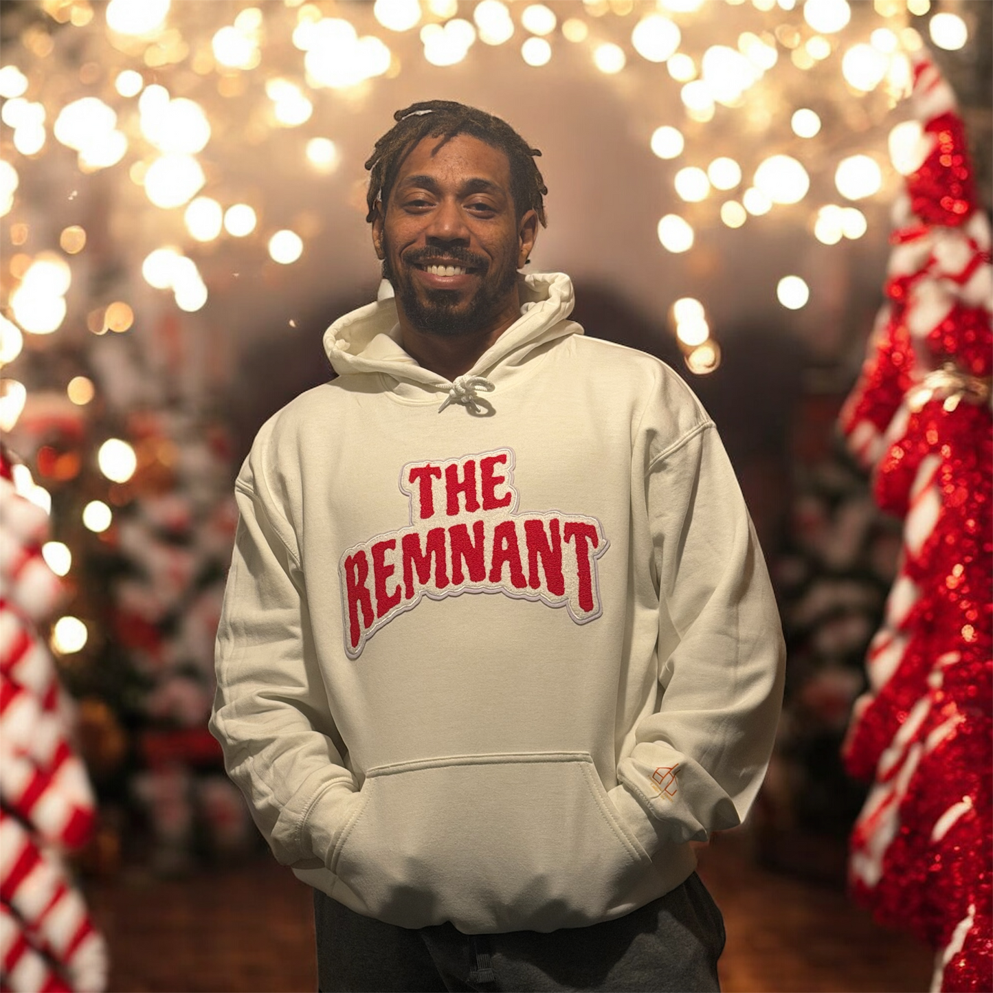 THE REMNANT Peppermint Candy Cane Hoodie